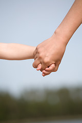 Image showing hands of love