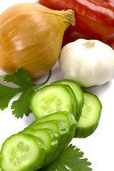 Image showing fresh vegetables