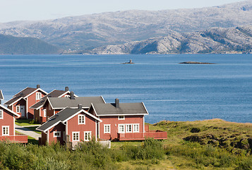 Image showing norwegian village