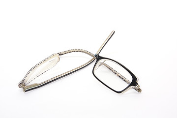 Image showing broken eyeglasses