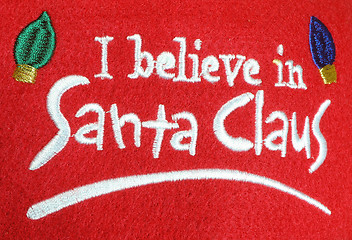 Image showing I believe in Santa Claus