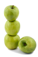 Image showing Green apples