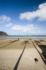 Image showing beach san juan del sur nicaragua