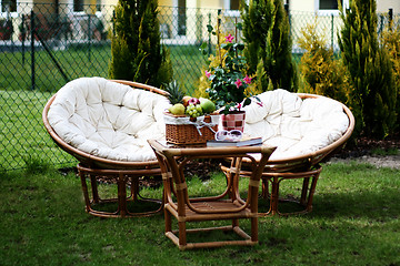 Image showing relax in garden