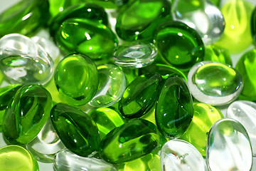 Image showing Glass stones macro