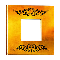 Image showing Golden frame