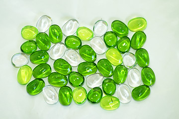 Image showing Green stones