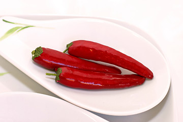 Image showing Red peppers