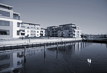 Image showing Modern waterfront condos