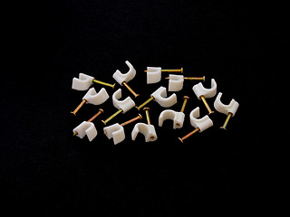 Image showing Cable clips