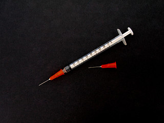 Image showing Hypodermic syringe and needle
