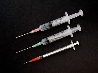 Image showing Hypodermic syringe and needle