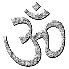Image showing 3D Stone Hinduism Symbol