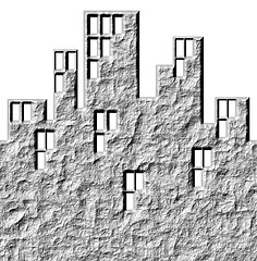 Image showing 3D Stone Buildings