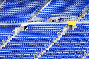 Image showing empty seats in stadium