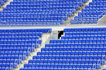 Image showing empty seats in stadium