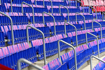 Image showing empty seats in stadium