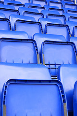 Image showing empty seats in stadium