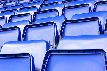 Image showing empty seats in stadium