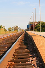 Image showing Modern Train Station