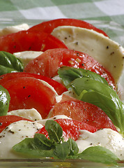 Image showing caprese at home