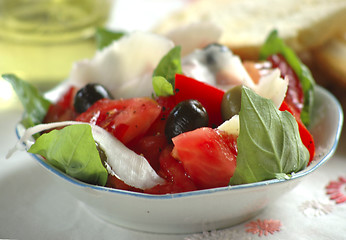 Image showing frash italian salad