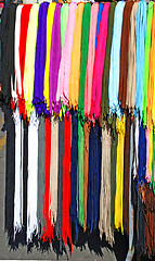 Image showing Many-colored laces