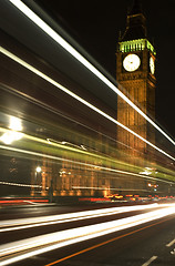 Image showing Light Trails