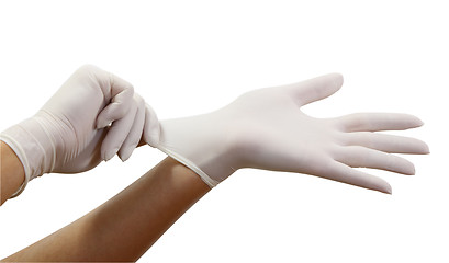 Image showing Surgical gloves