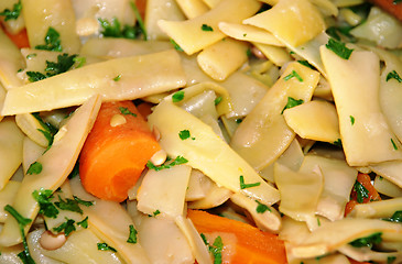 Image showing stewed vegetables background