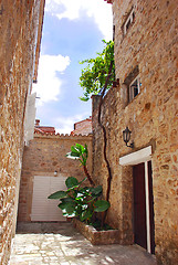 Image showing Old stone town in Montenegro - Budva