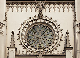 Image showing Round Church Window