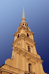 Image showing Belfry of Ancient Cathedral
