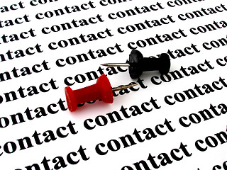 Image showing contact