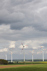 Image showing wind power plants