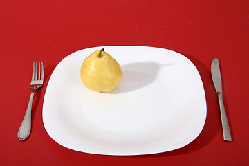 Image showing Yellow pear