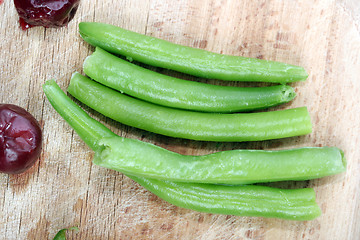 Image showing Cherry and beans