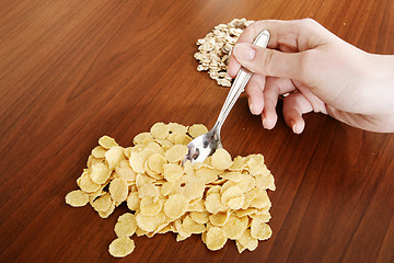 Image showing Corn flakes