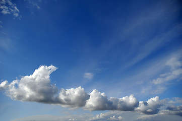 Image showing Blue sky and clouds