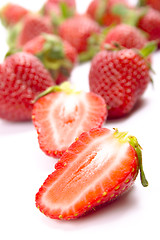 Image showing fresh strawberries