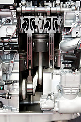 Image showing Engine pistons