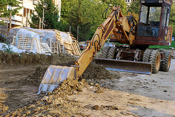 Image showing bulldozer on building site