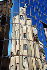 Image showing urban building reflection