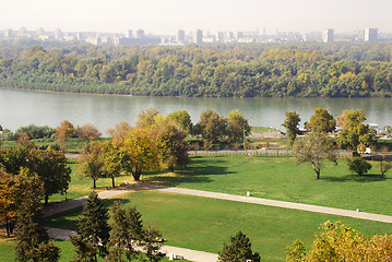 Image showing River landscape Belgrade