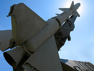 Image showing Old russian ballistic missile