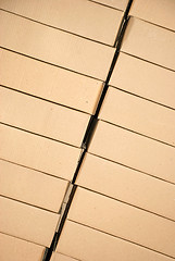 Image showing Boxes piles background