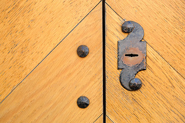 Image showing Wooden door 