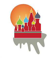 Image showing Saint Basil Cathedral of Moscow 