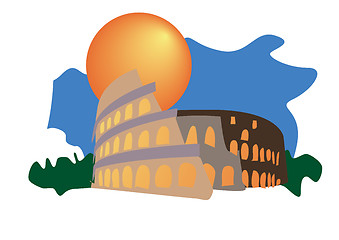 Image showing Colosseum of Rome 