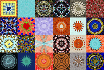 Image showing kaleidoscopic Designs